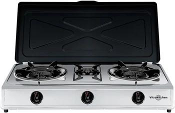 

VITROKITCHEN STOVE 360IB 3FUEGO BUTANE INOX