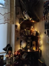 Tiny leaf garland fairy light decor LED Copper Wire string lights for Wedding forest