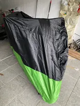 Cubierta Universal para motocicleta, lona M-4XL, Protector UV, para todas las estaciones, impermeable, a prueba de polvo, bloqueo de tela para Motor de bicicleta