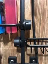 2020 Bathroom Shelf Black Shower Storage Basket Storage Rack Adjustable Faucet