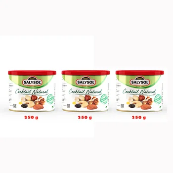 

PACK 3 CANS NATURAL COCKTAIL 250G (nuts SALYSOL)