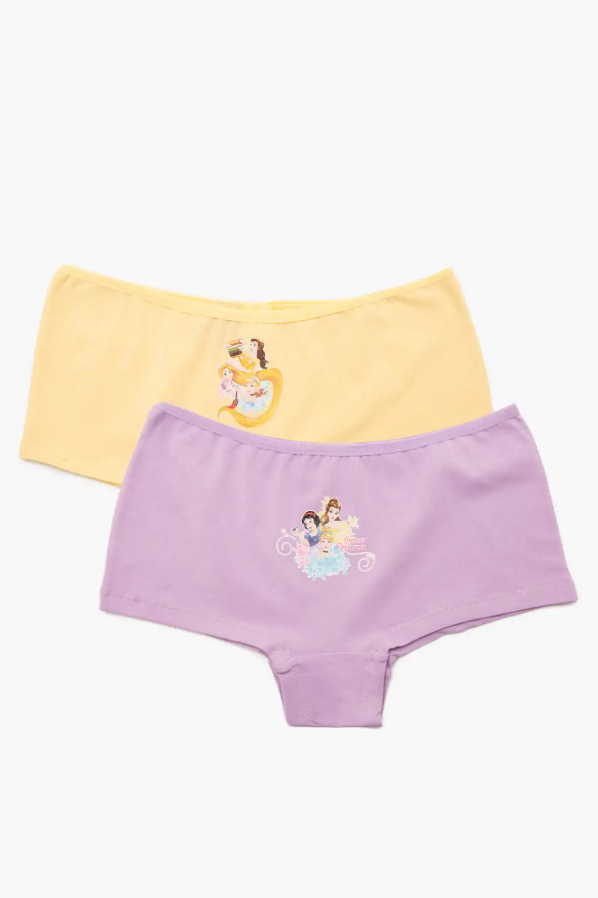 Coton Kids/желтые женские детские трусики с рисунком