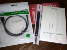 SSD Case Disk-Box Ssd-Adapter PCIE NGFF Nvme Enclosure Type-C Ugreen M2 Sata-M/b-Key