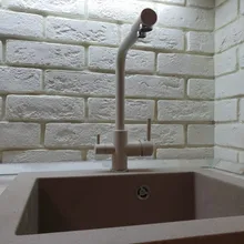 Grifo de latón con rotación de 360 grados para agua filtrada, grifería de cocina con ángulo doble y ángulo derecho, accesorio para fregadero de cocina