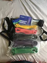 Bands-Set Resistance-Bands Pull-Up Exercise Powerlifting TOMSHOO Lixada