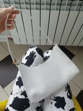 Bolso de compras exquisito para mujer, bolsos grandes de hombro informales Retro, bolso de mano con cadena de Color sólido de cuero para mujer 2020