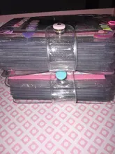 MINKYS Kawaii brillante Mini Bling bolsillo 3 Ring Binder diario cuaderno diario del programa DIY libro de fotos coreano papelería de la escuela