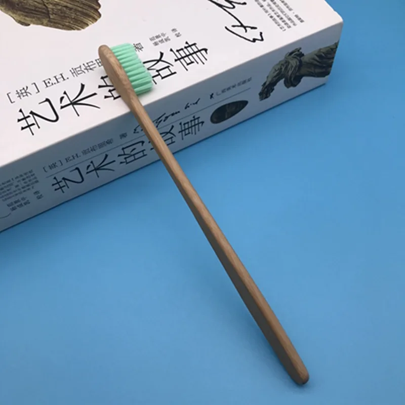 HIAISB Naturel Bamboo Зубная щетка мягкая Escova Bambu экологическая зубная щетка для взрослых