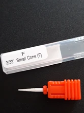 Broca de clavo de cerámica eléctrica para manicura, torno de fresa de uñas para pedicura, funciona como accesorio para limar o quitar esmalte, en variedad de tamaños disponibles