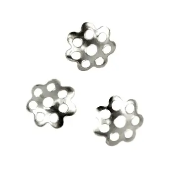 

Cap decorative fin0636, 6mm, 30 pcs/pack (Silver)