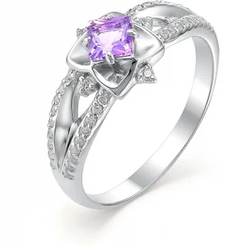 

Alcor ring with Topaz and cubic zirconia