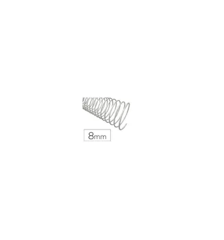 

Metalic spiral Q-CONNECT White 64 5:1 8 MM 1MM box of 200 units