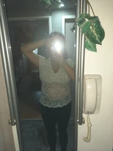 Hirigin-blusas de encaje para mujer, camisas acrílicas sexys para discoteca, blusas a la moda con escote en V profundo, Top de encaje Sexy con escote en V sin mangas