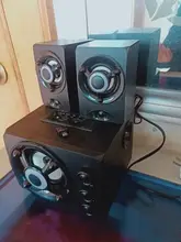 Altavoces de combinación para ordenador barra de sonido envolvente para PC y TV 2021 LED AUX USB con cable inalámbrico Bluetooth sistema de Audio para cine en casa altavoces bluetooth parlante altavoz home theater