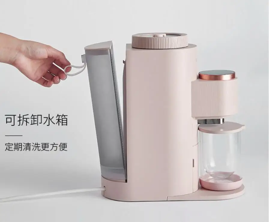 chinaJoyoung household Soymilk maker 0.24L DJ02E-K solo R pink Auto Mini home office soy milk machine juicer food machine diy