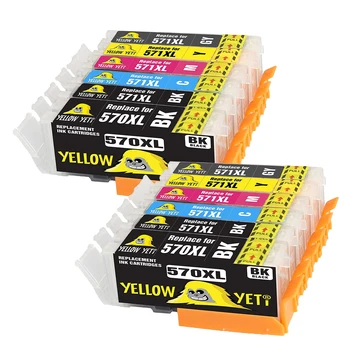 

12pcs Ink Cartridges Compatible for Canon PGI-570 CLI-571 PGI570 CLI571 For Pixma MG6851 MG6852 MG5750 MG5751 MG5752