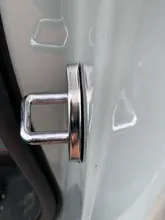 LQY 4pcs Car Door Lock Buckle cover car sticker car accessories For Octavia FABIA KAMIQ