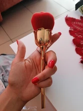 LAIKOU-cepillo de polvo para manicura rosa, brochas para colorete en polvo, Gel para uñas a la moda, accesorios de Material para uñas