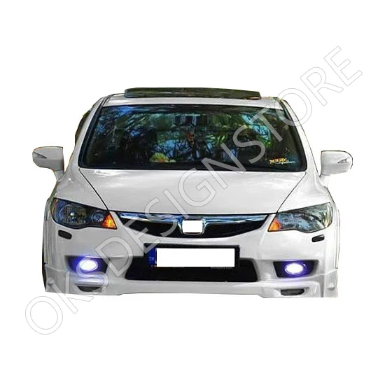 For Honda Civic FD6 Mugen 2010 2011 Facelift Front Bumper (Plastic