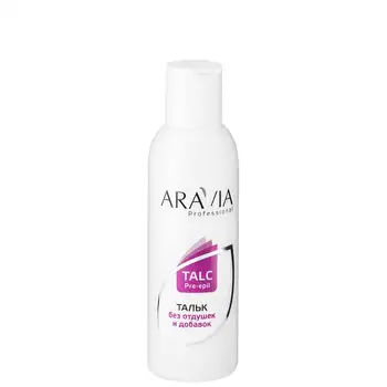 

Talc without perfume and additives, 150 ml, aravia professional