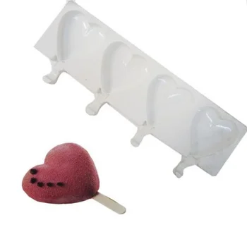 

Heart Silicone Chocolate Mold 4lü
