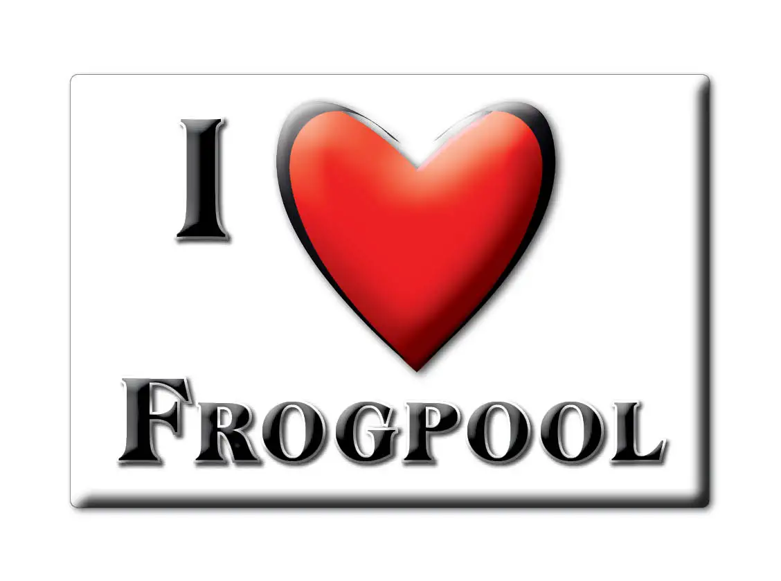 FROGPOOL MAGNET ENGLAND (ENG) Britain FRIDGE SOUVENIR I LOVE | Дом и сад