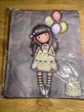 Bolso de diseñador para mujer, bolsa de hombro de lona duradera de alta calidad con estampado de dibujos animados, bolso escolar para chicas