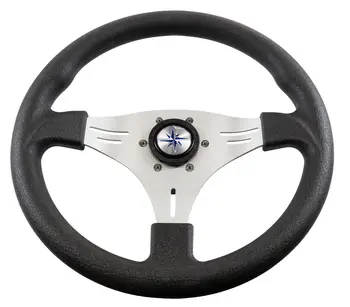 

Steering wheel manta rim black, silver spokes D. 355mm vn70551-01