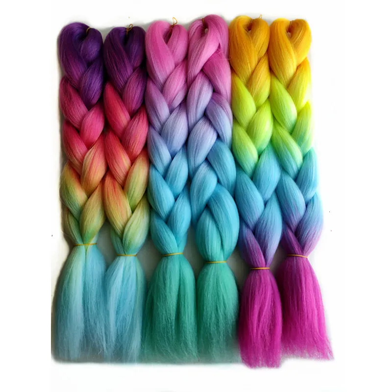 Hywamply 45cm100g Short Synthetic Yaki Jumbo Braids Hair Extension African Braiding Attachment Twisted Braid Bulk for Kid's |