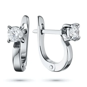 

Earrings in white gold with diamonds