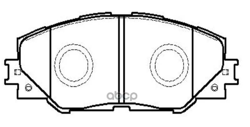 Ckt-49_колодки Дисковые Передние! Toyota Rav Iv 2.0vvt-I/2.2d-4d