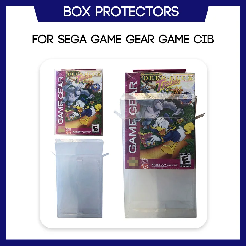Box Protector For Sega Game Gear CIB Custom Made Spare Clear Plastic Case | Электроника