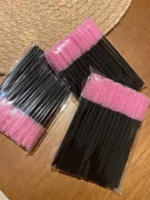 MEISHENJIE-brochas de maquillaje desechables para pestañas, varitas de rímel con mango de diamante, herramientas de extensión de pestañas, 5-50 Uds.
