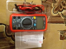 UNI-T-multímetro Digital UNI T, valores eficaces verdaderos UT890C UT890D + rango Manual AC DC, probador de temperatura de capacitancia, retroiluminación