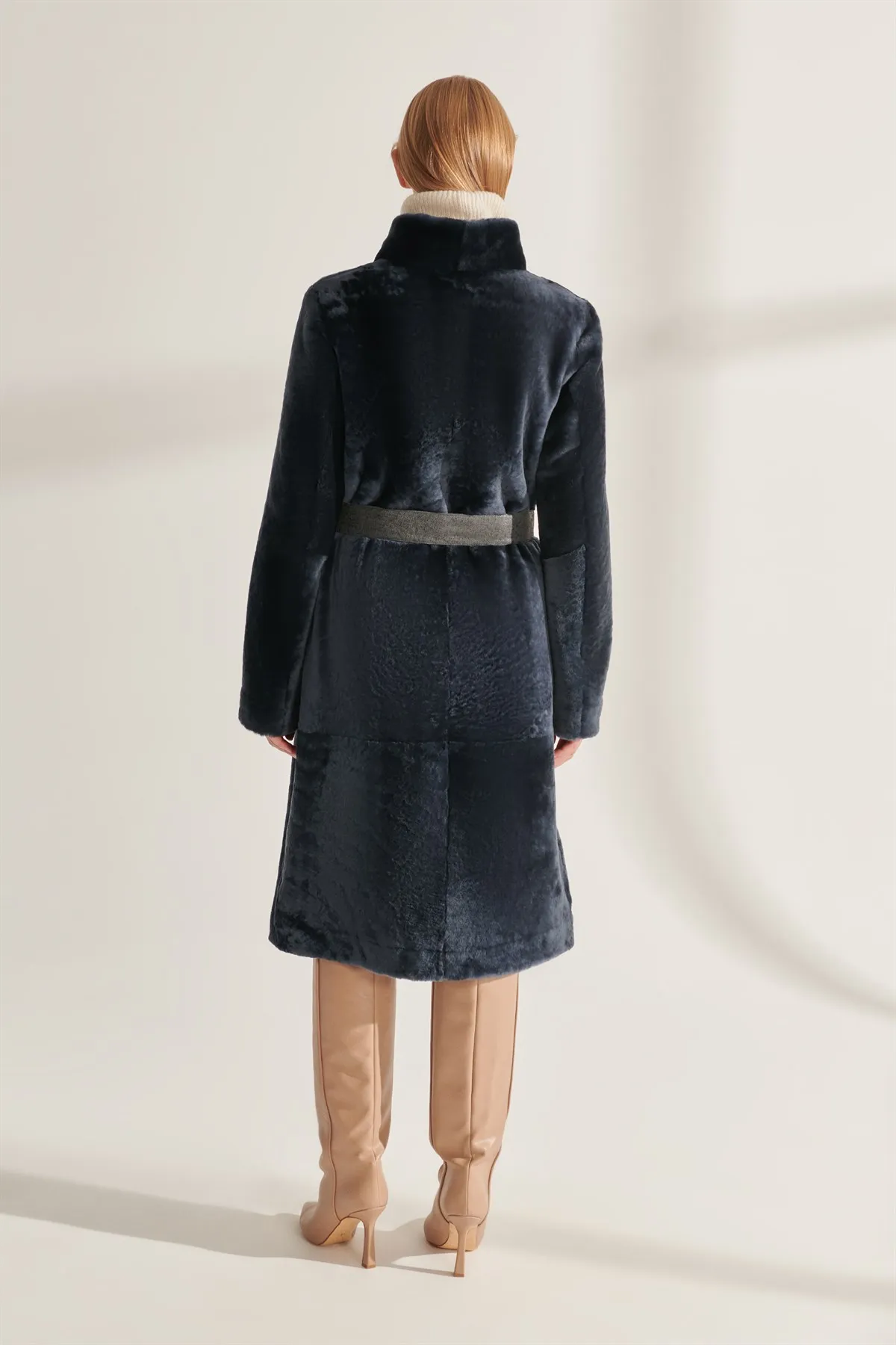 Genuine Fur Jackets Gray Genuine Leather Oversized Coats Women Winter Warm Waterproof Sheepskin Parkas Design New Street Fashion