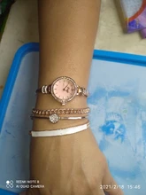 Marca Lvpai las mujeres relojes de pulsera conjunto de moda vestido de las mujeres señoras reloj de pulsera de lujo reloj de cuarzo rosa dorado conjunto regalo dropshipping