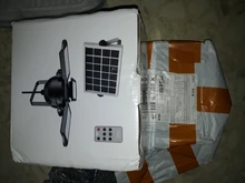 Solar-Light Remote-Control Solar-Garden-Lamps 3-Lamp-Head Outdoor Waterproof 60 Led 