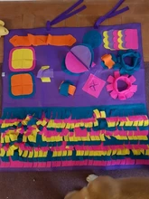 Blanket Activity-Mat Feeding-Mat Puzzle Dog-Snuffle-Mat Foraging Nosework Food-Training