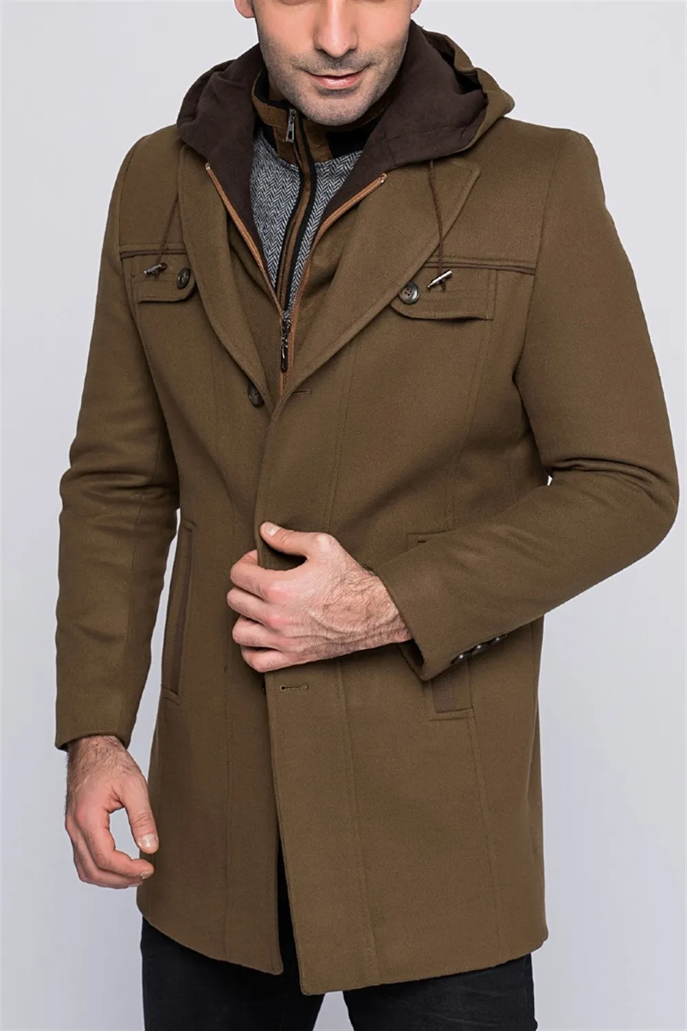 PLT8338 Пальто DEWBERRY-CAMEL