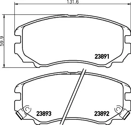 Колодки тормозные NAO HYUNDAI ELANTRA notchback (HD) ix20 (JC) | Автомобили и мотоциклы