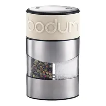 Мельница для соли и перца Bodum Twin, 6.8см, белая