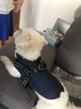 Pet-Dog-Jacket Harness Bulldog-Outfits Labrador Warm French Chihuahua Waterproof Large