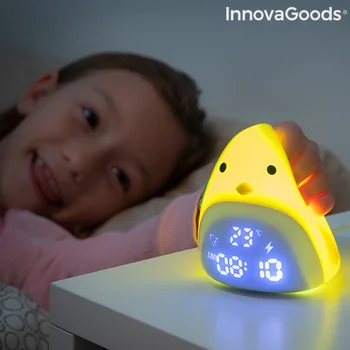 

Rechargeable Tactile Silicone LED Alarm Chick InnovaGoods
