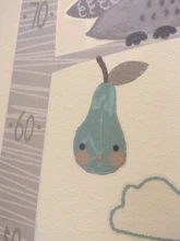 Mural Decals Wallpaper Decor Height-Measure Animal-Trees Nursery Forest Creative Nordic Modern