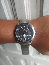 NAVIFORCE-Reloj informal de cuarzo totalmente de acero para hombre, cronógrafo deportivo resistente al agua con fecha, pulsera militar, mejor marca, masculino