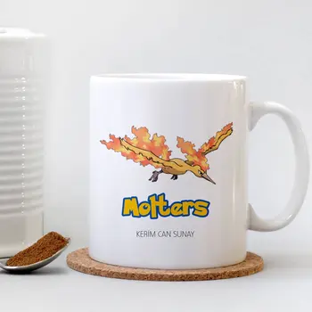 

Personalized Pokemon Molters White Mug Cup