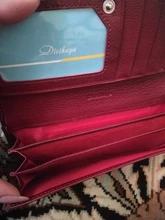 DICIHAYA-Cartera de mano en piel auténtica para mujer, billetera multifuncional, monedero, tarjetero, bolso para teléfono