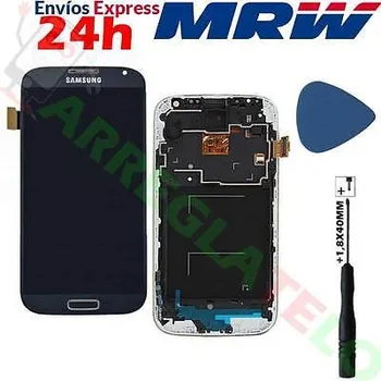 

Full screen with frame for Samsung Galaxy S4 i9505 I9500 I9515 blue TFT