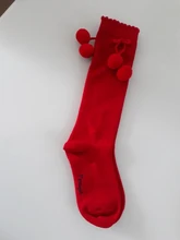 Pettigirl-Calcetines con lazo para bebé, pompón calcetín de hecho a mano, Boutique, compra 4 y obtén 5
