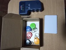 Lector de códigos EM4100 TK4100 RFID, copiadora de mano de 125KHz, lector de programador duplicador, EM4305 T5577, lector de códigos de identificación reescribibles